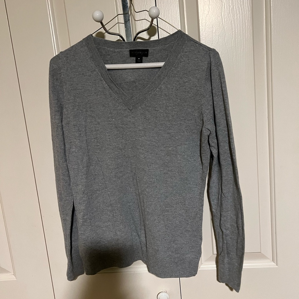 3 for $13 Worthington Gray V-Neck Sweater